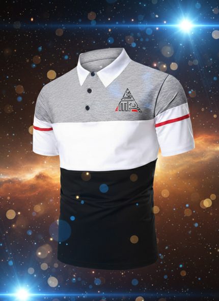 Urban Color Block Polo Shirt